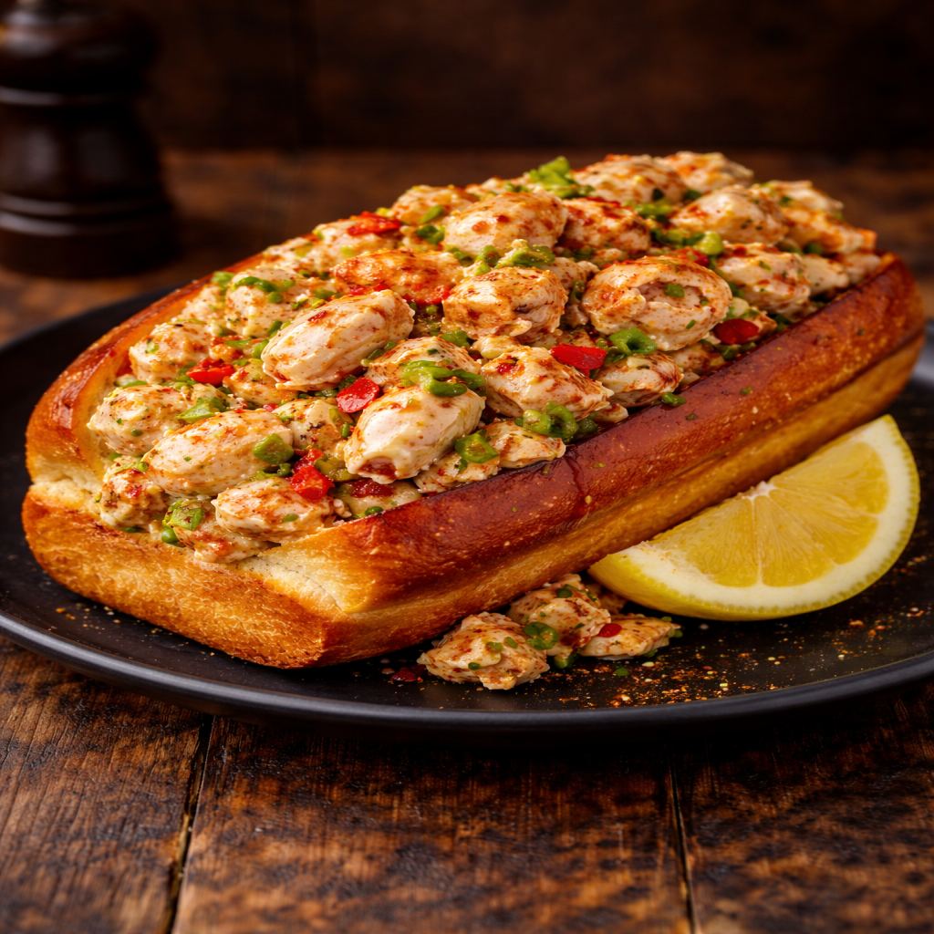 Louisiana Cajun Blue Crab Roll